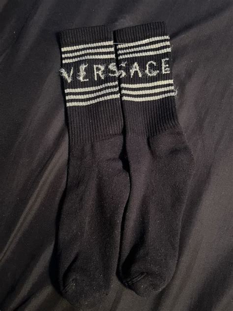 versace sock runners|versace socks black and gold.